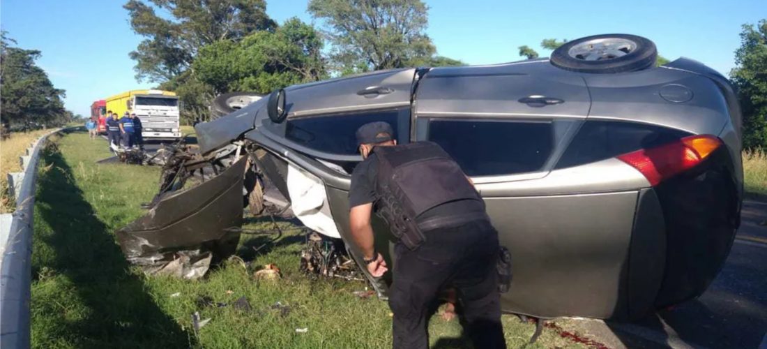 Accidente fatal: laboulayense murió tras colisionar de frente con una camioneta