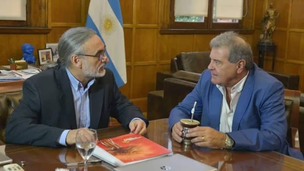 El ministro Busso se reunió en Buenos Aires con funcionarios del gobierno nacional