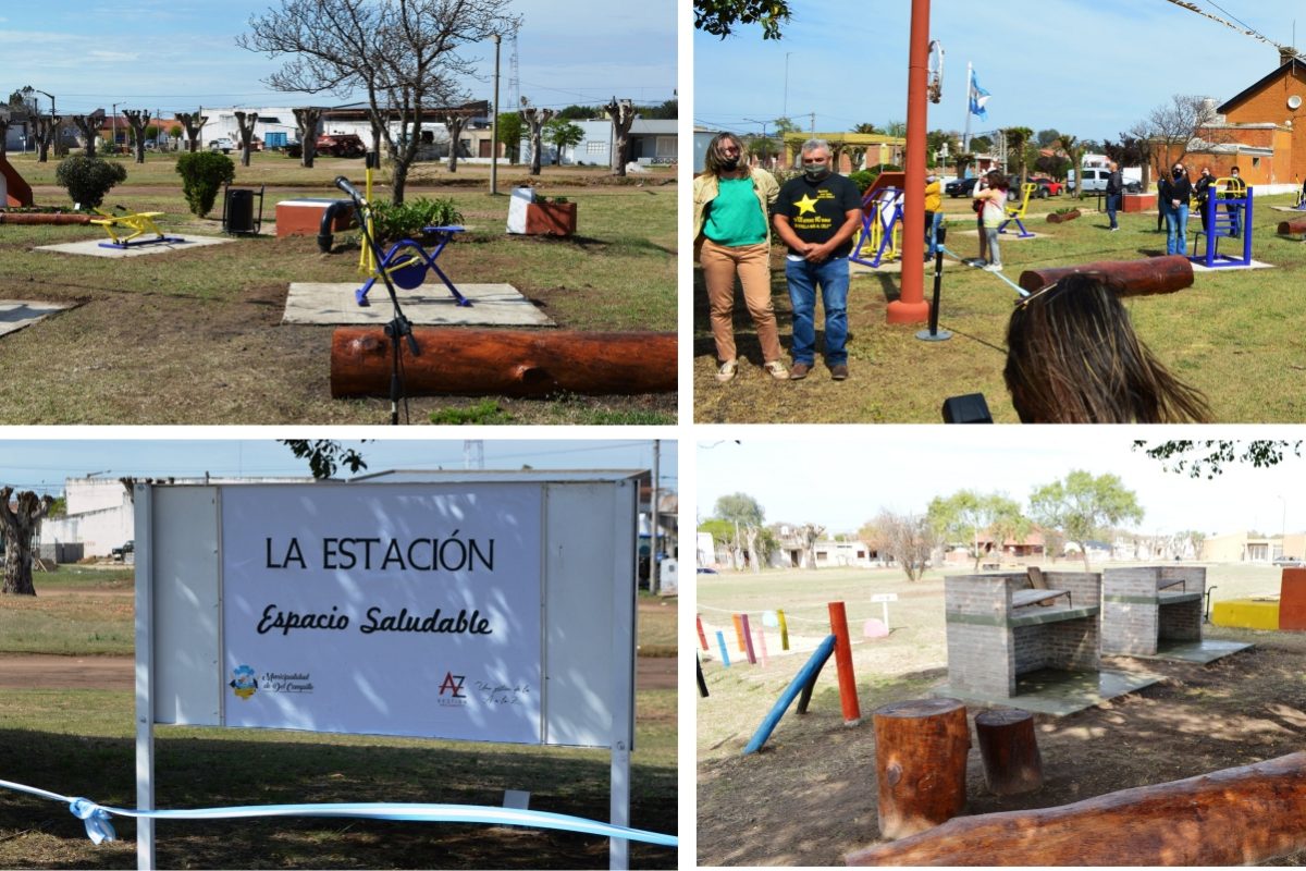 Una obra que integra: inauguran paseo saludable entre dos barrios en Del Campillo