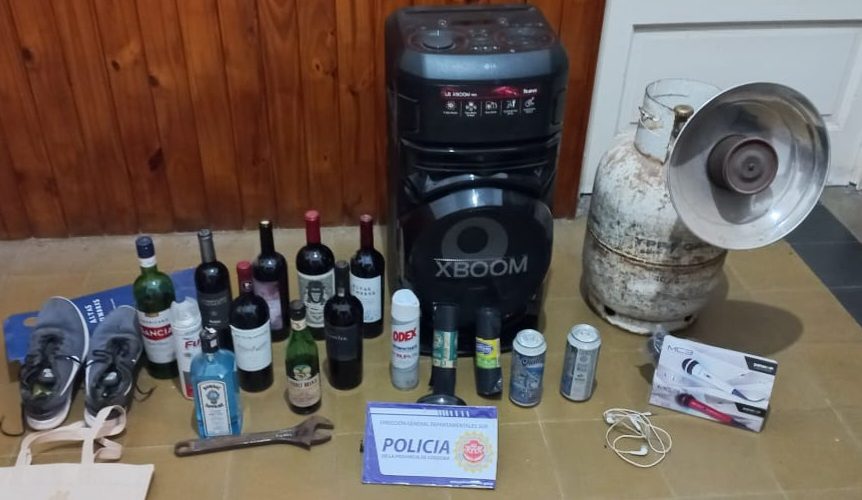 Del Campillo: secuestran garrafa, parlante y otros objetos en el predio del ferrocarril