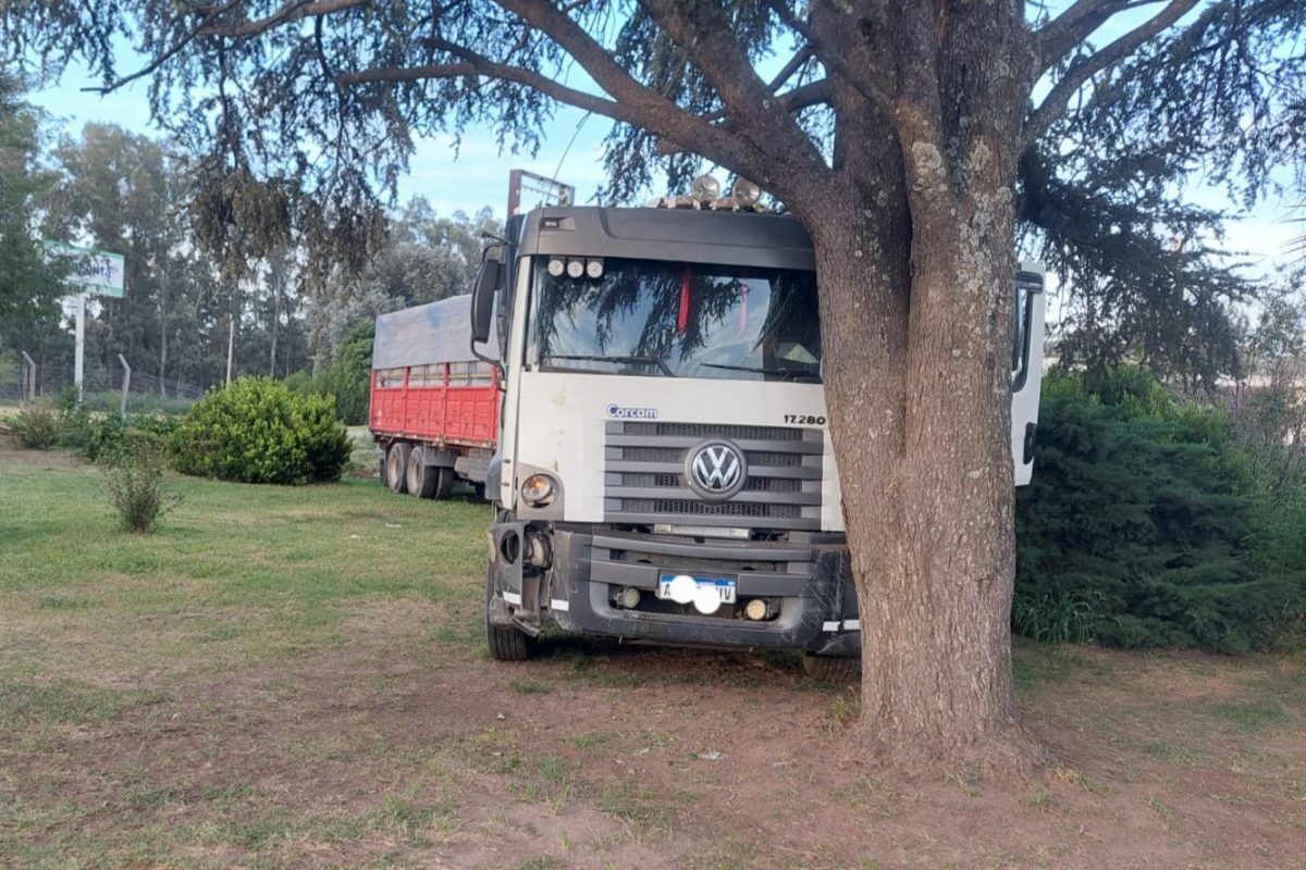 Se cruzó de carril y colisionó contra un árbol, en el acceso de Huinca Renancó