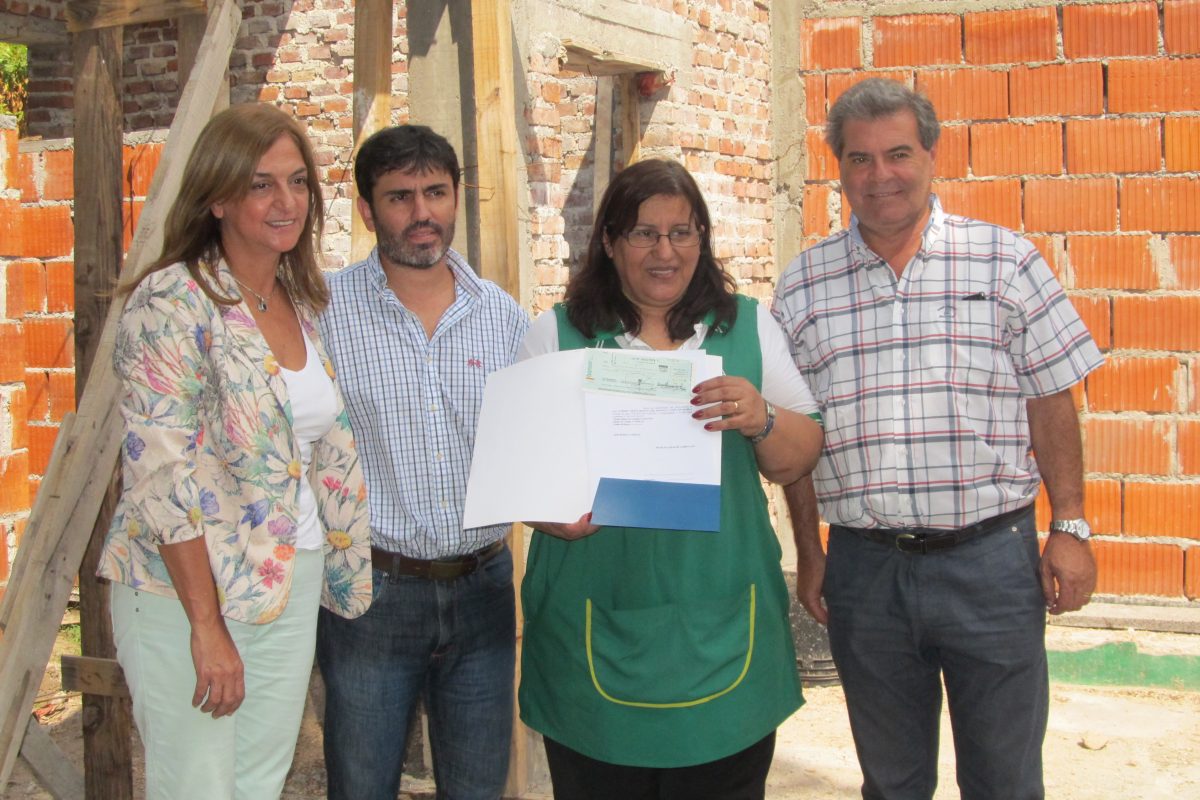 Laboulaye: entregan $ 170 mil para continuar obras en Jardín “Conrado Villegas”