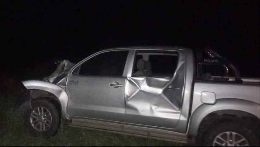 Accidente sobre Ruta 26 deja como saldo un equino muerto y daños materiales
