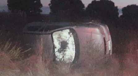 Vecino de Italó protagonizó un vuelco: solo daños materiales en el vehículo