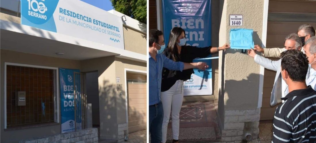 Municipalidad de Serrano inauguró formalmente la residencia estudiantil en Córdoba
