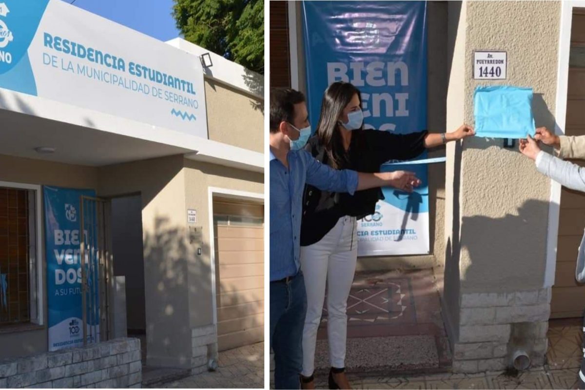 Municipalidad de Serrano inauguró formalmente la residencia estudiantil en Córdoba