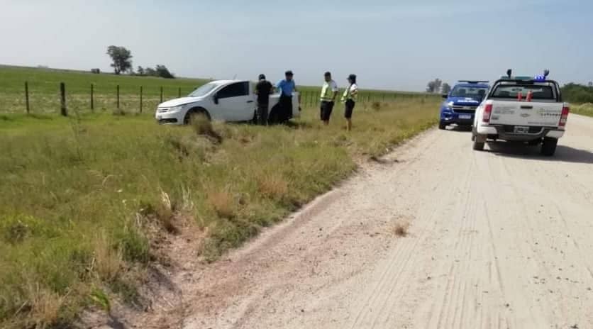 Protagonizó un vuelco sobre ruta 4 cerca de Buchardo; solo daños materiales