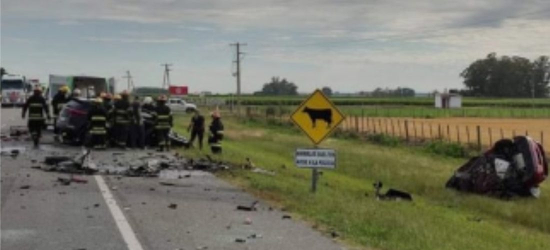 Laboulaye: conmoción por la muerte de padre e hijo en accidente vehicular