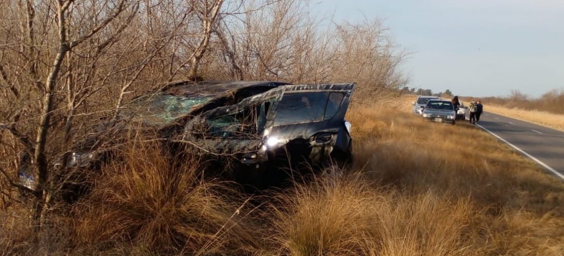 Accidente: vehículo protagonizó un despiste sobre Ruta 26, cerca de Italó