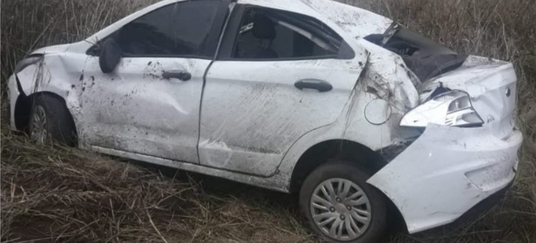 Joven protagonizó un vuelco en la Ruta 26, entre Huinca y V. Huidobro