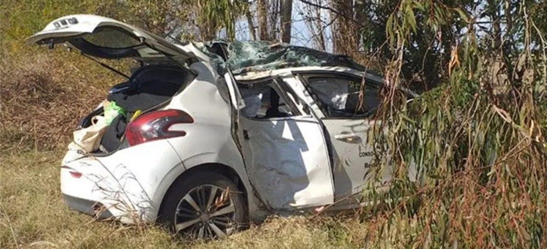 Ruta 27: funcionario provincial protagonizó un accidente entre Jovita y Mattaldi