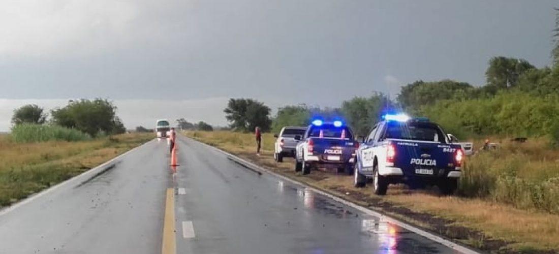 Accidente en Ruta 35: un automóvil despistó en cercanías de Del Campillo