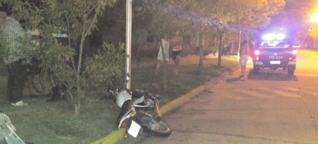 Jovita: motociclista protagonizó accidente y fue hospitalizado en Laboulaye