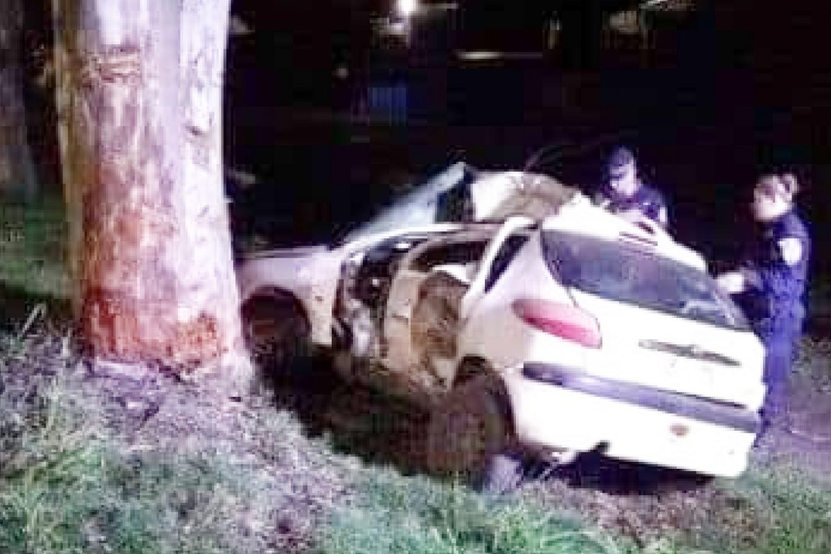 La Carlota: murió joven de 23 años tras chocar contra un árbol