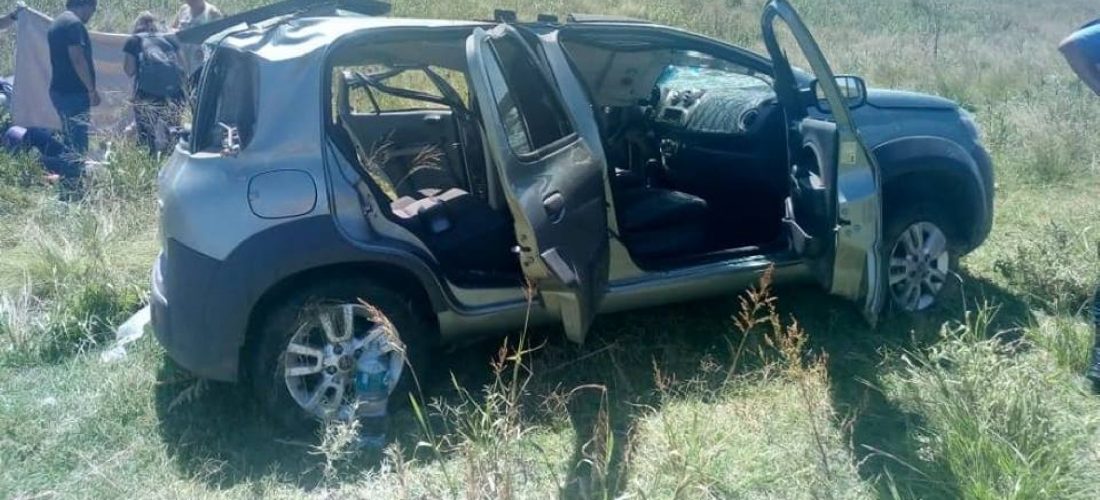 Accidente: vuelco en Ruta 35, cerca de Del Campillo