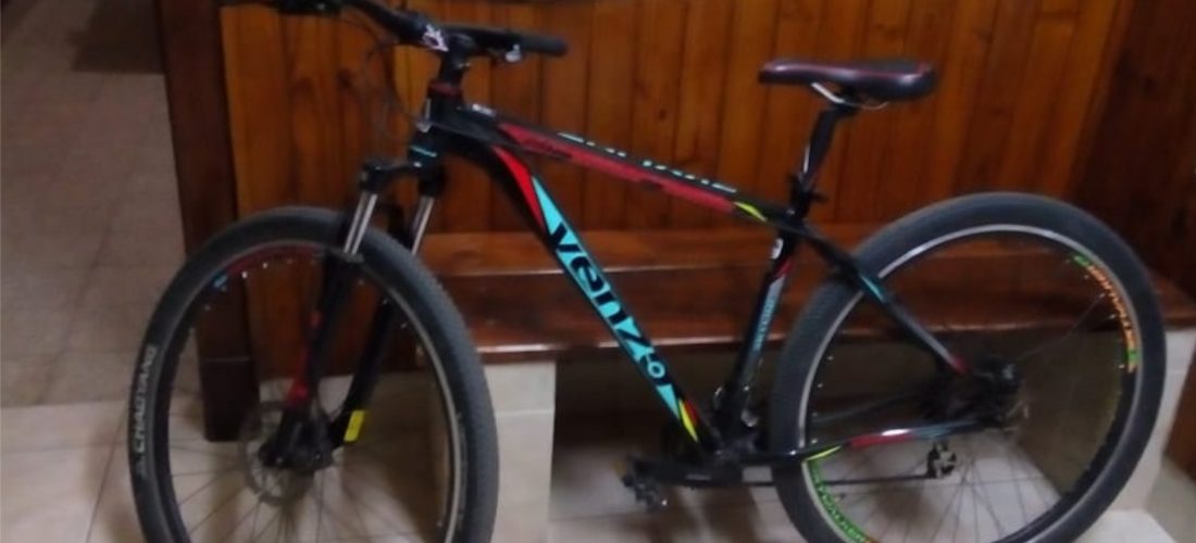 La Policía recuperó una bicicleta robada en Jovita: estaba en provincia de La Pampa