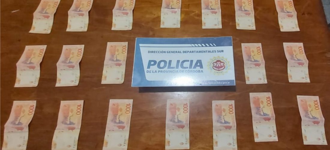 Buchardo: allanamiento y secuestro de dinero por hecho de robo en Onagoity