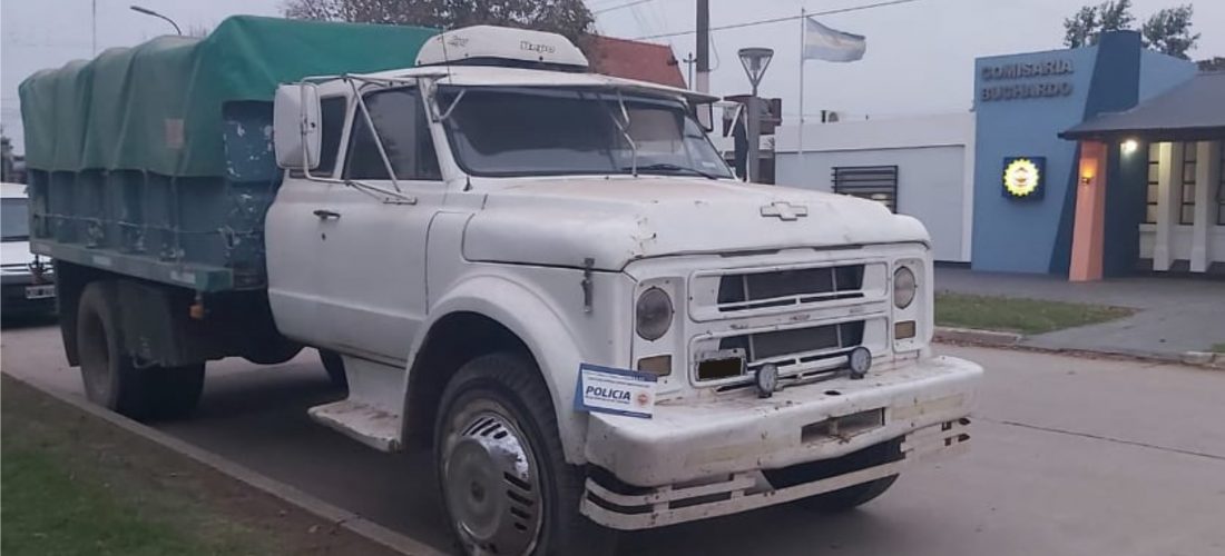 Buchardo: interceptan a un camión que tenía pedido de secuestro en La Pampa