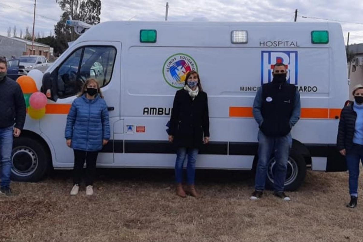 El hospital municipal de Buchardo cuenta con una nueva ambulancia cero kilómetro