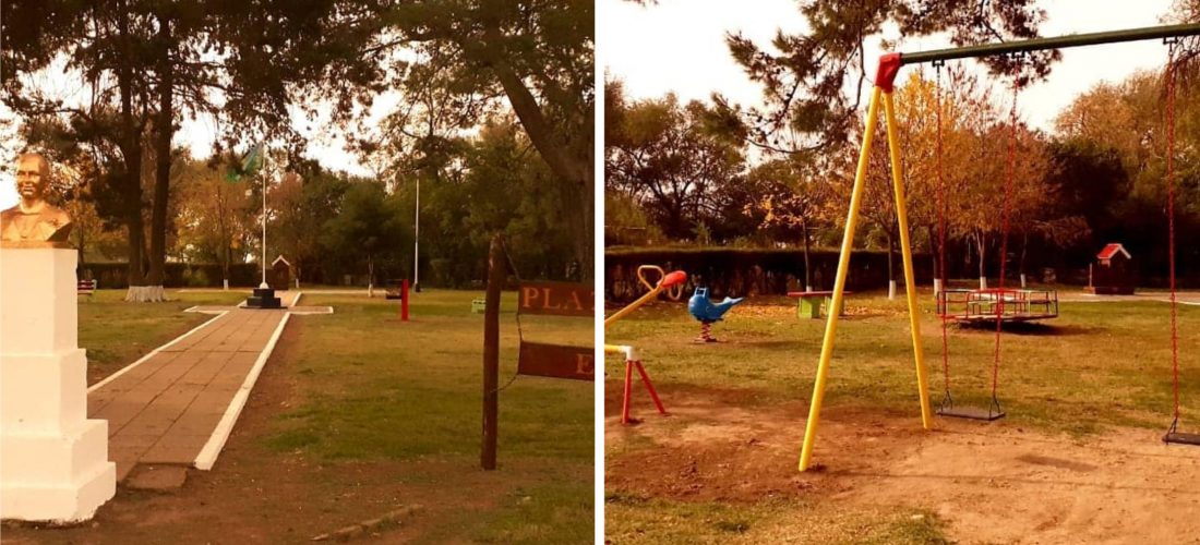 La Municipalidad de Buchardo trabaja en la revalorización de plazas y plazoletas