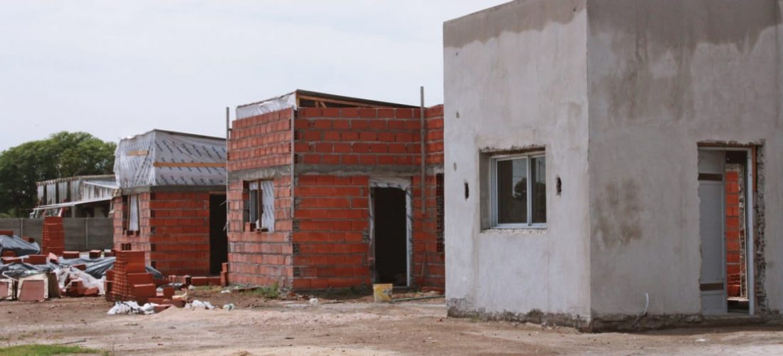 Buchardo: avanza a buen ritmo construcción de viviendas en el Barrio Municipal