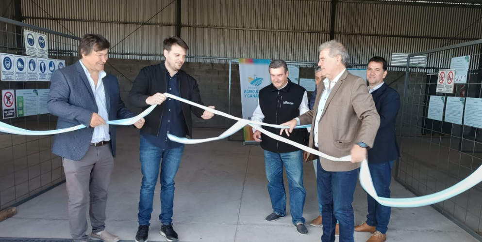 Fitosanitarios: se inauguró un Centro de Almacenamiento Transitorio en Adelia María