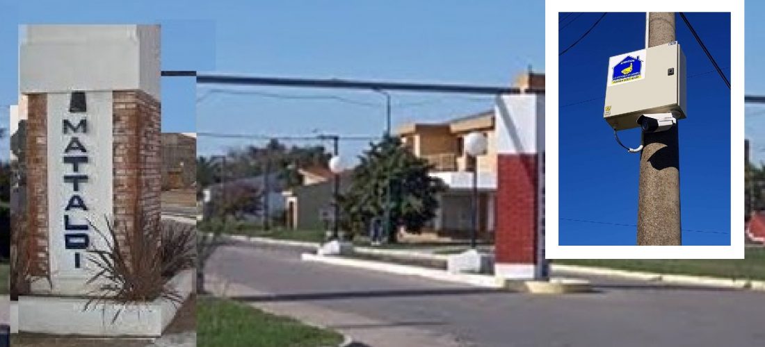 Mattaldi: el municipio colocó cámaras de seguridad en la vía pública