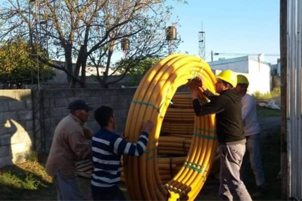 Del Campillo: comienzan la primera etapa de la red domiciliaria de gas natural