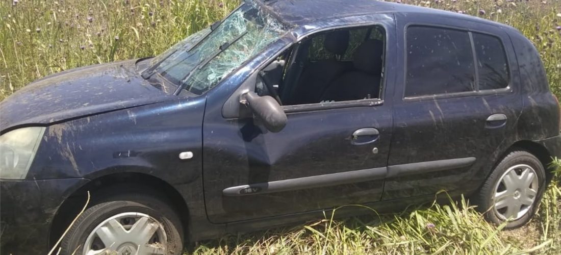 Matrimonio protagonizó un accidente en ruta nacional 35, cerca de Del Campillo