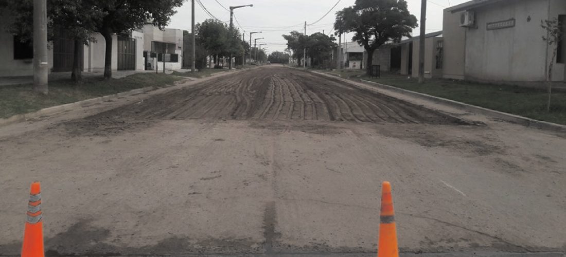 Del Campillo: el municipio avanza con la obra de pavimento adoquinado