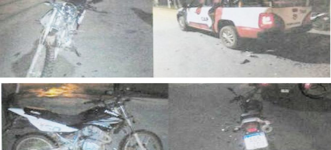 Serrano: joven en moto colisionó con un móvil de la Policía