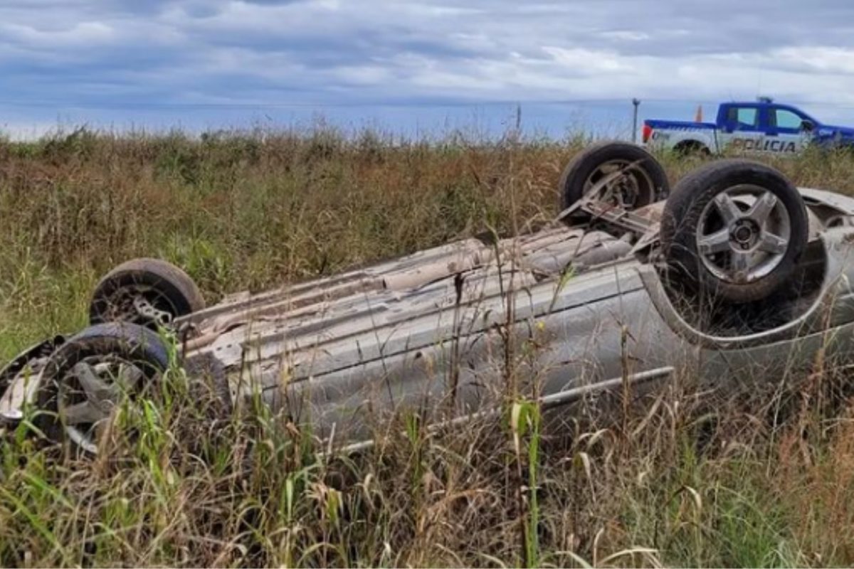 Una vecina de Del Campillo se accidentó en Ruta 27: solo daños materiales