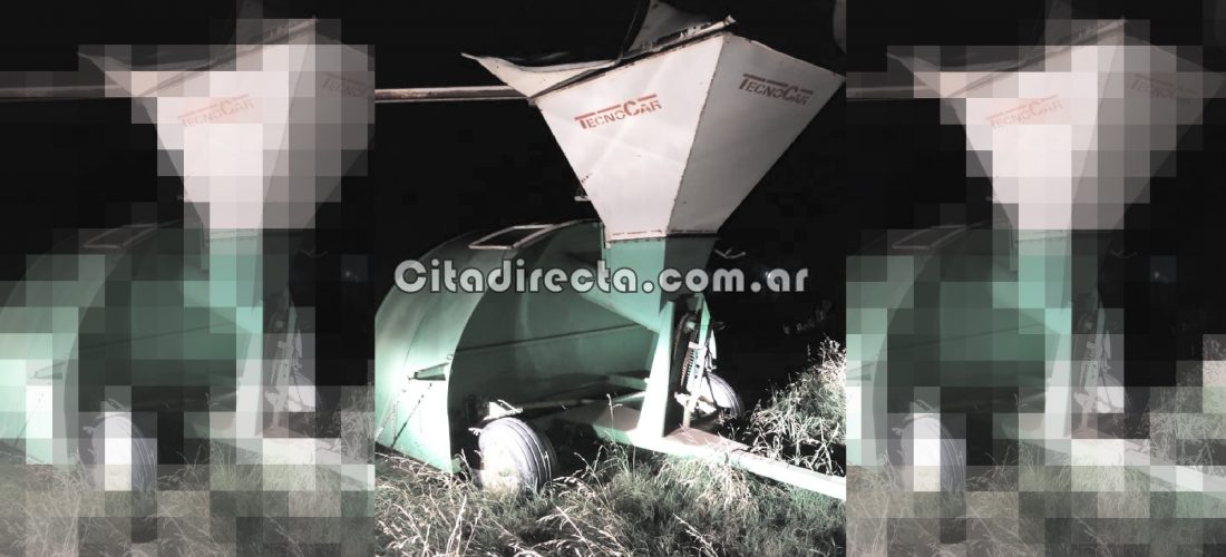 Primicia: recuperan cerca de Jovita embolsadora de granos robada en N. Bruzone
