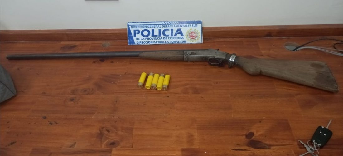 Portación ilegal de arma de fuego: menores cazaban con una escopeta 16 mm