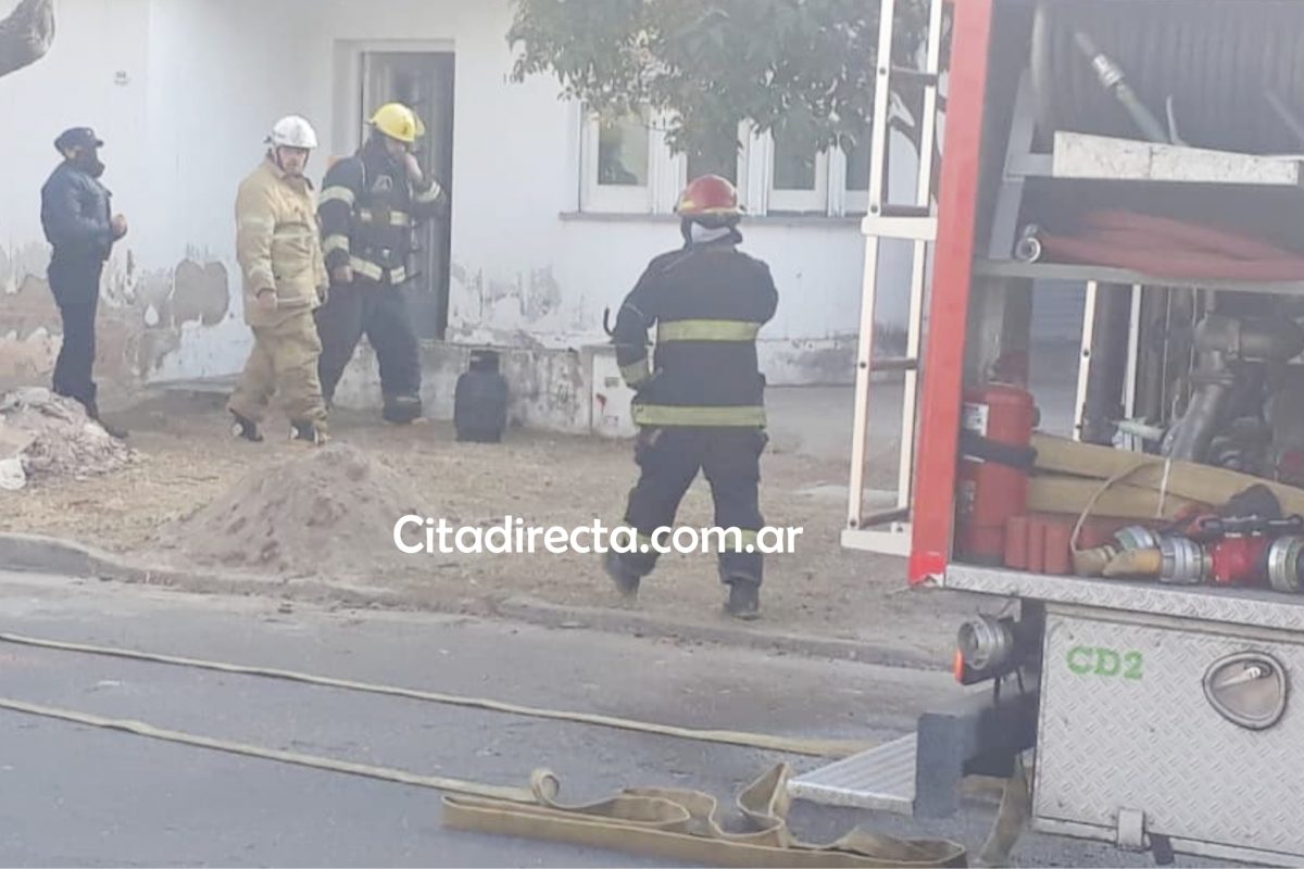 Laboulaye: una garrafa causó un principio de incendio en una vivienda del centro