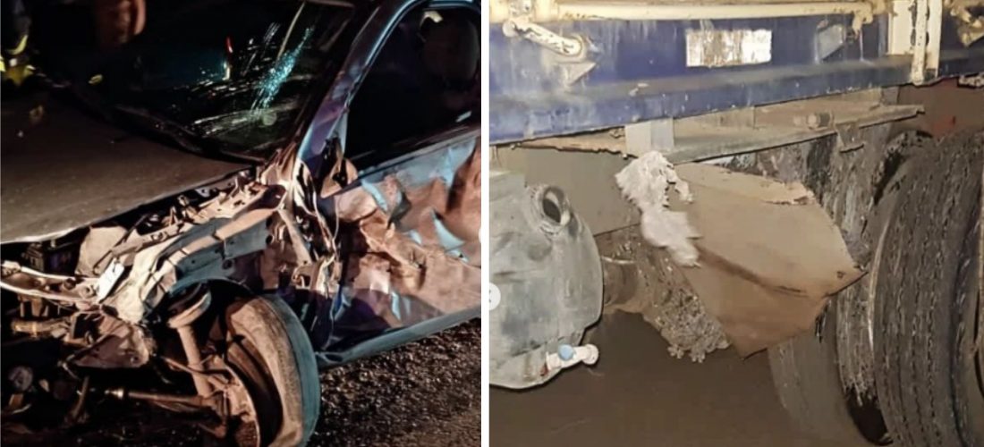 Jovita: auto y camión protagonizaron un accidente sobre Ruta provincial 27