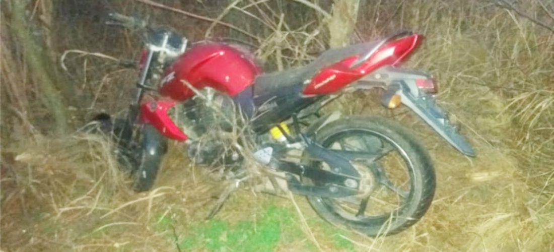 Hallaron cerca de Jovita moto abandonada con pedido de secuestro en Río Cuarto