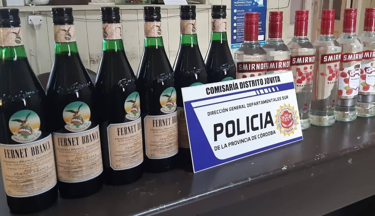 Jovita: personal policial esclareció el robo de bebidas alcohólicas a un vecino