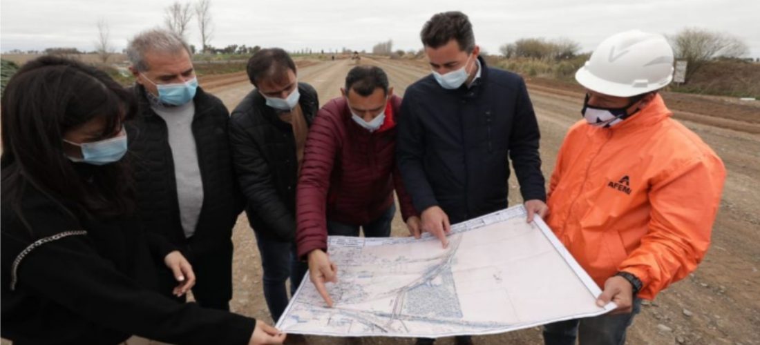 Laboulaye: Manuel Calvo supervisó el avance de obras que ejecuta la Provincia