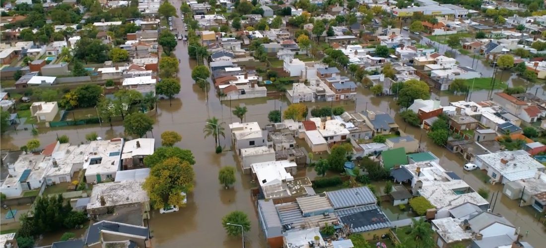 Marcos Juárez: comienzan a relevar daños para asistir a damnificados por la tormenta