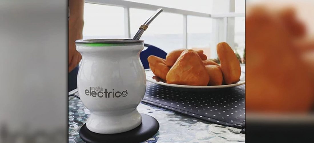 Argentino creó mate electrónico: la yerba no se lava ni se enfría