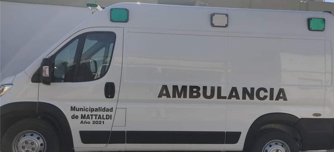 Mattaldi: el Municipio invirtió $6.000.000 para la compra de ambulancia cero km