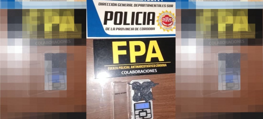 Mattaldi: sorprenden a dos jóvenes de Jovita con marihuana en Ruta 27