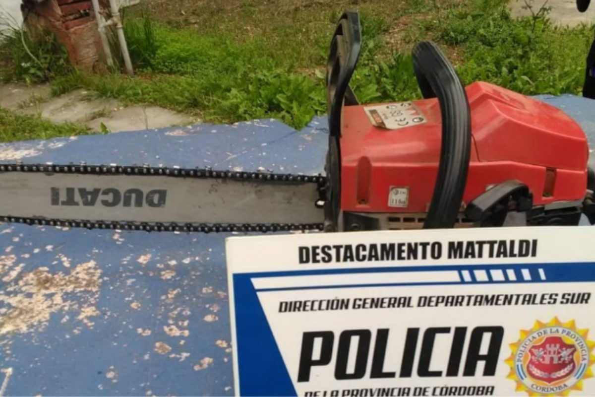 Allanamiento en zona rural: recuperan motosierra sustraída a vecino de Mattaldi