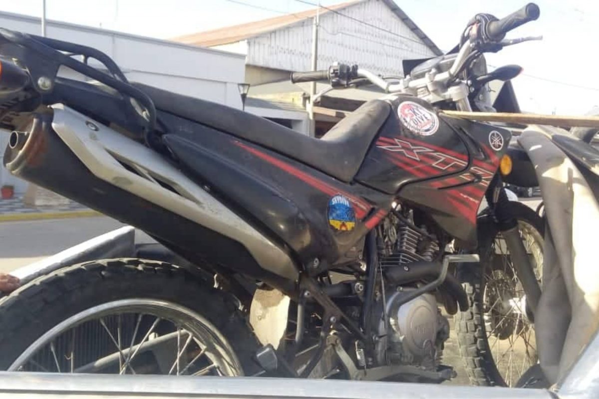 Hallaron cerca de Jovita una moto que tenía denuncia por robo en Río Cuarto