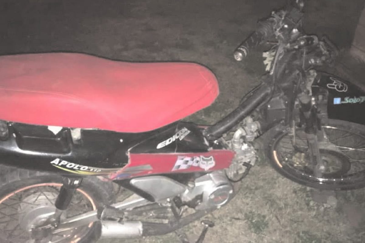 Serrano: motociclista escapó de un control y lo capturan en Buchardo