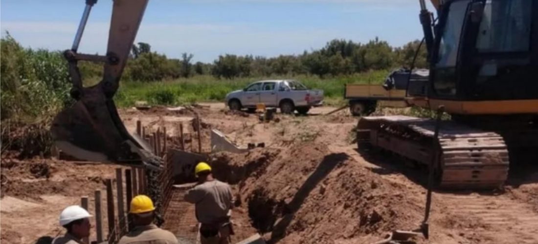 La Provincia finalizó obra hídrica en el Departamento Pte. Roque Sáenz Peña