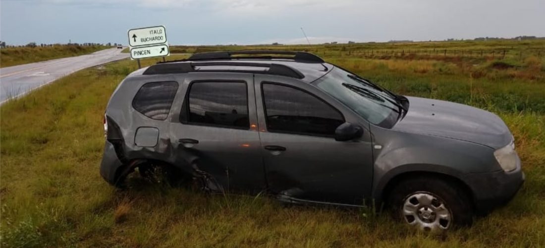 Cinco jóvenes protagonizaron un accidente en cercanías de Pincen