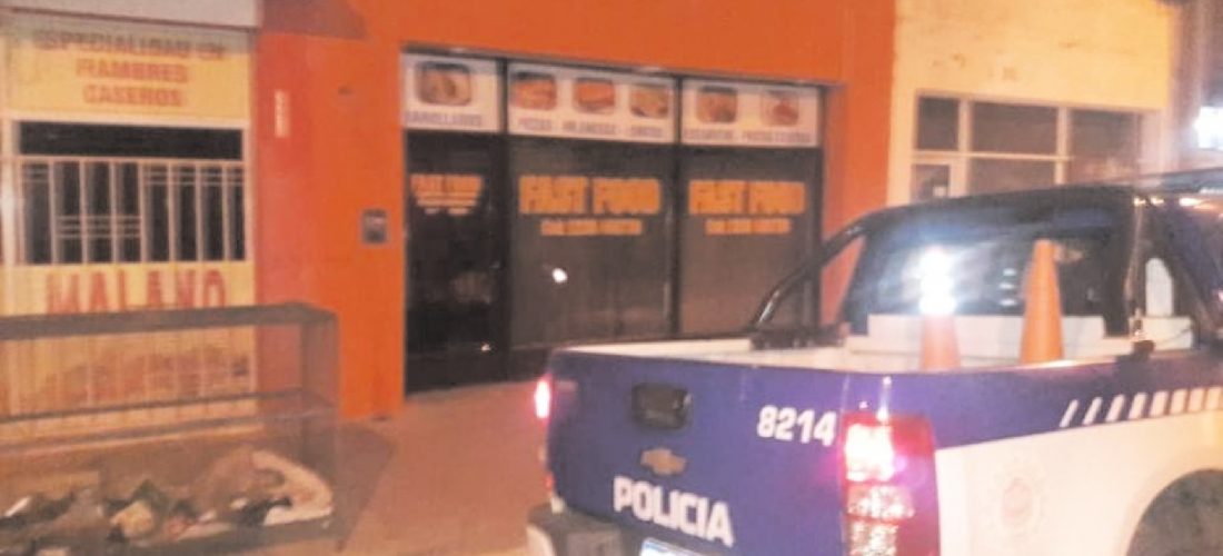 Huinca: detienen a hombre por robo en un local de comidas rápidas