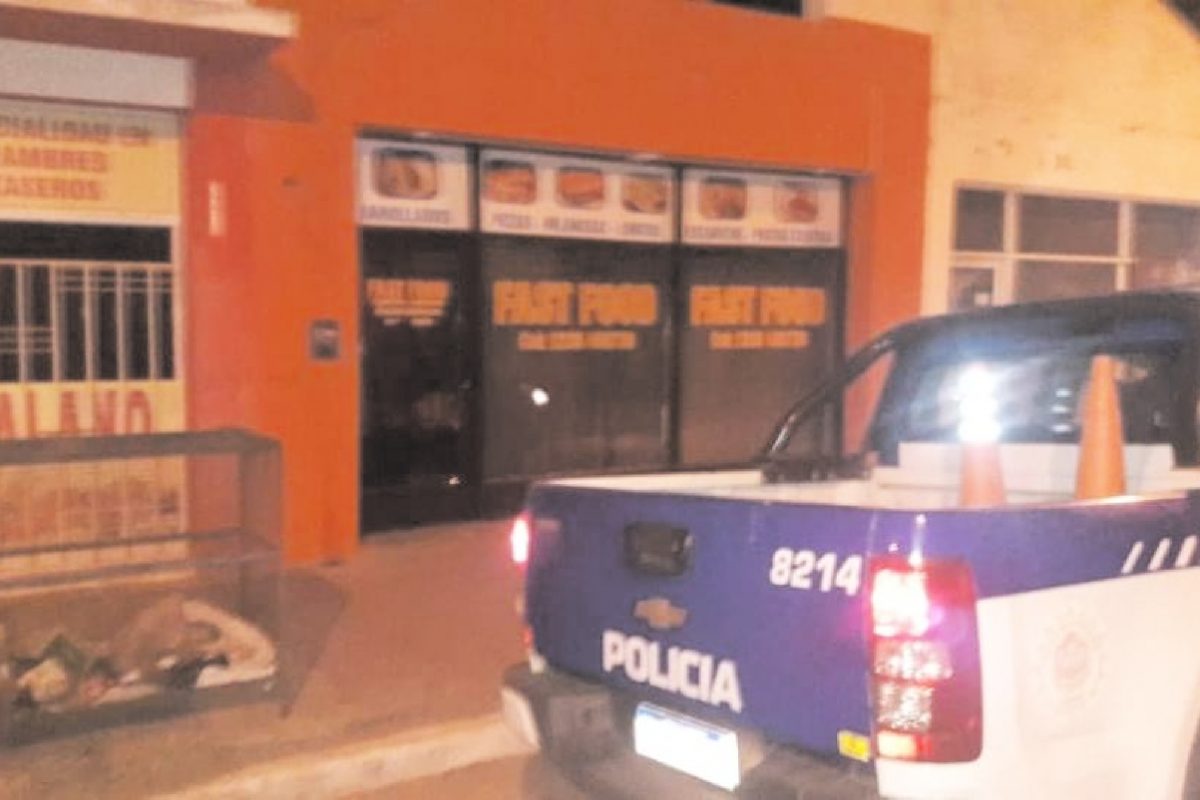 Huinca: detienen a hombre por robo en un local de comidas rápidas